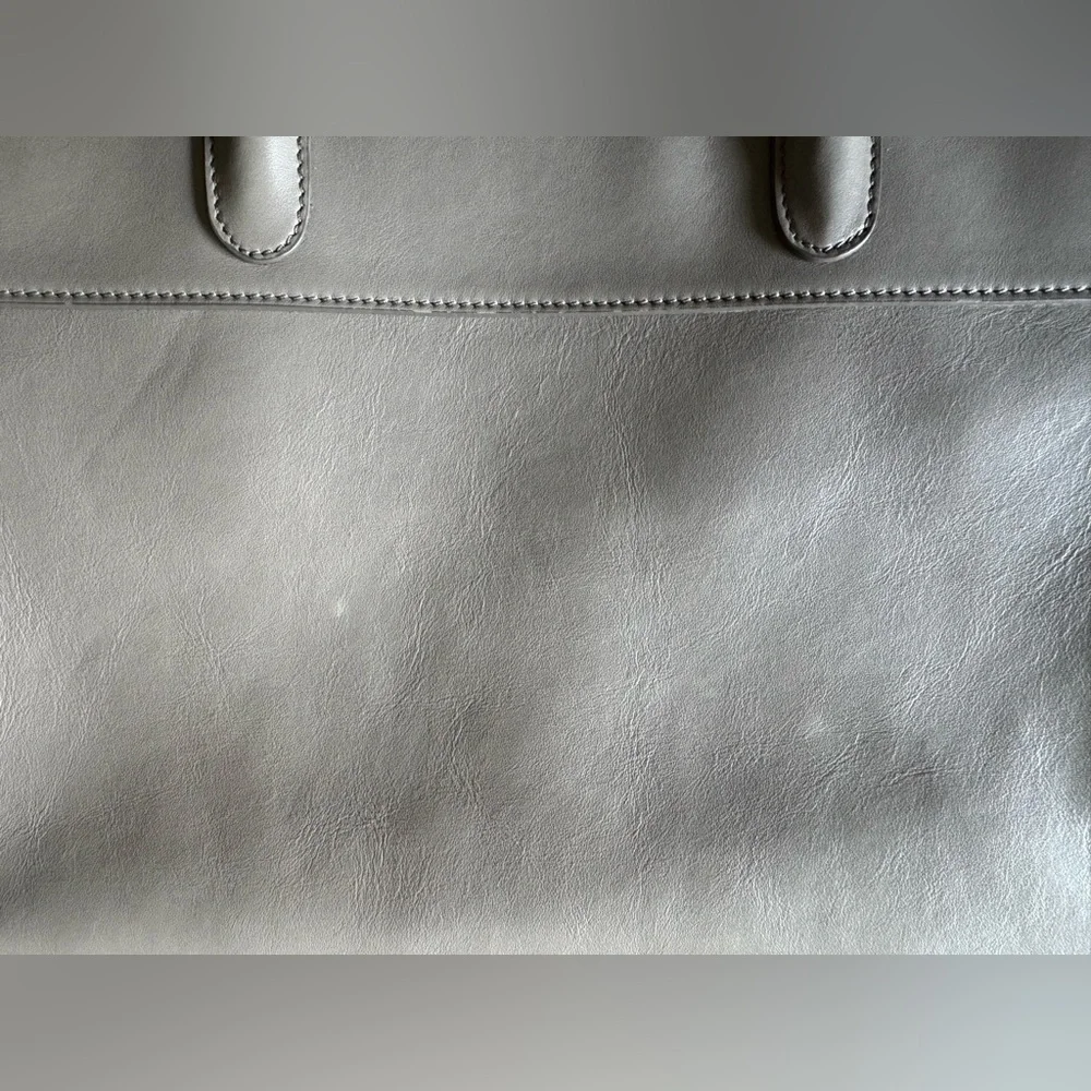 Cuyana Work Satchel in Clay Smooth Leather